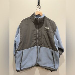 Women’s The North Face Denali Jacket | Color: Light Blue / Grey | Size: XL